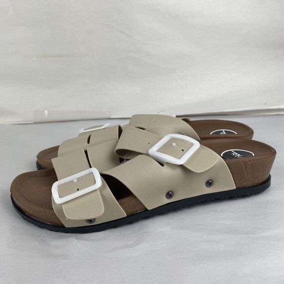 3x Women's Avon Size 7 (38) Casual T-Bar & Open Toe Slide Sandal Shoes - Picture 6 of 16